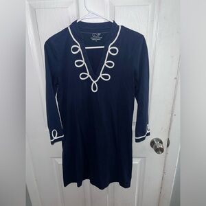 Vineyard Vines 3/4 Sleeve navy dress_Size small